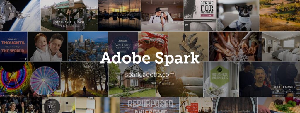 Adobe Spark Dashboard