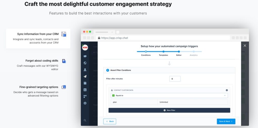 Crisp Engagement Strategy