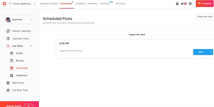 Crowdfire Features