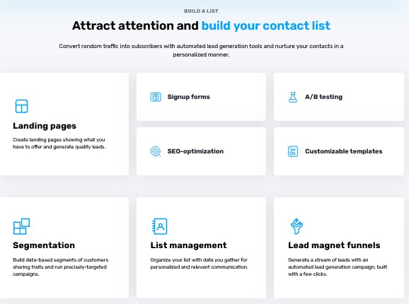 GetResponse features 2