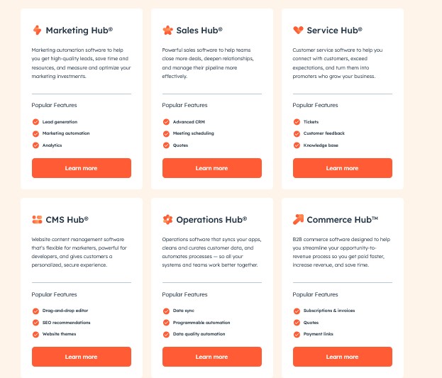 HubSpot Software Tools Resources for Your Business For Project Managers