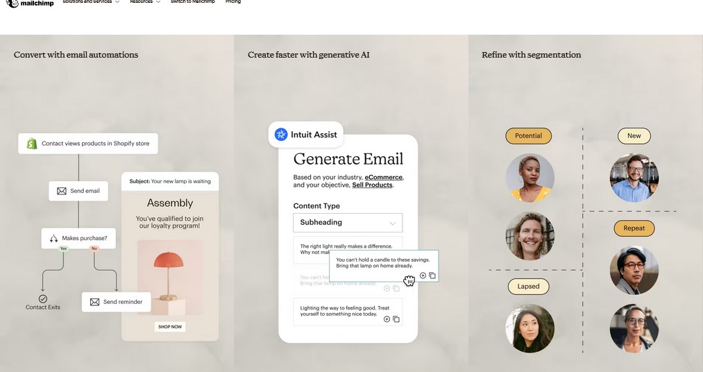 Mailchimp - Turn emails into revenue