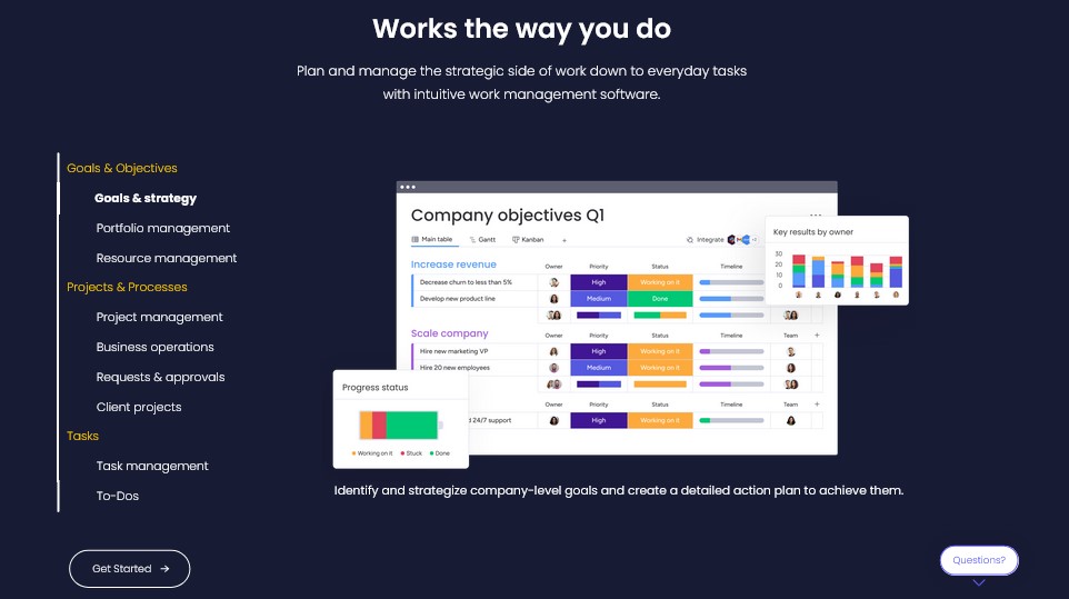 Monday.com Plan and Manage