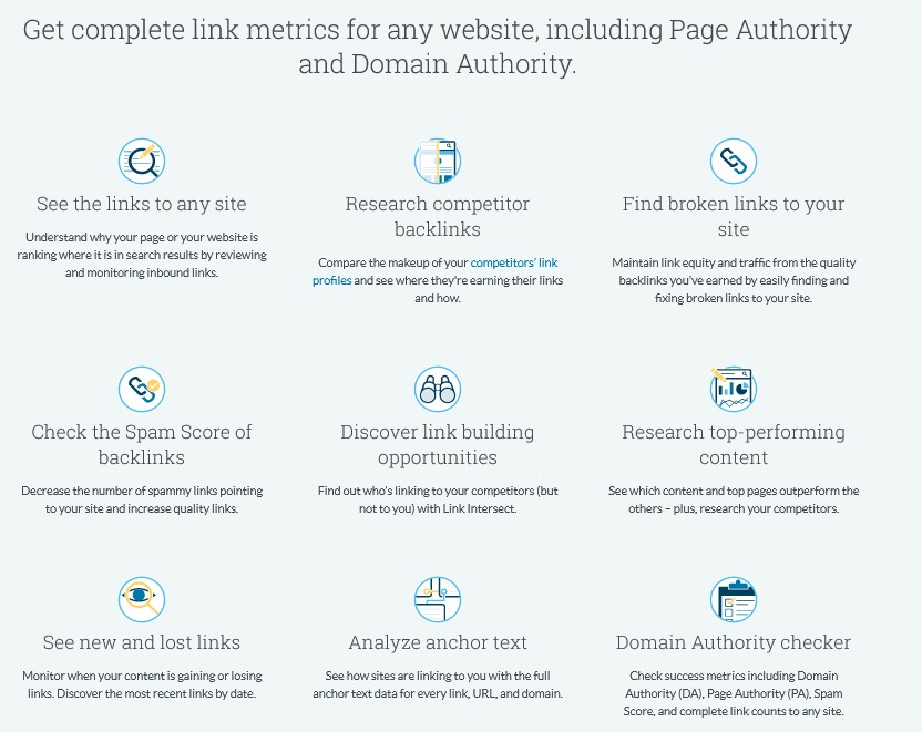 Moz Link Explorer Free Backlink Checker with 44T Links! 2