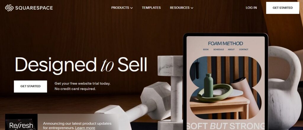 Squarespace Dashboard