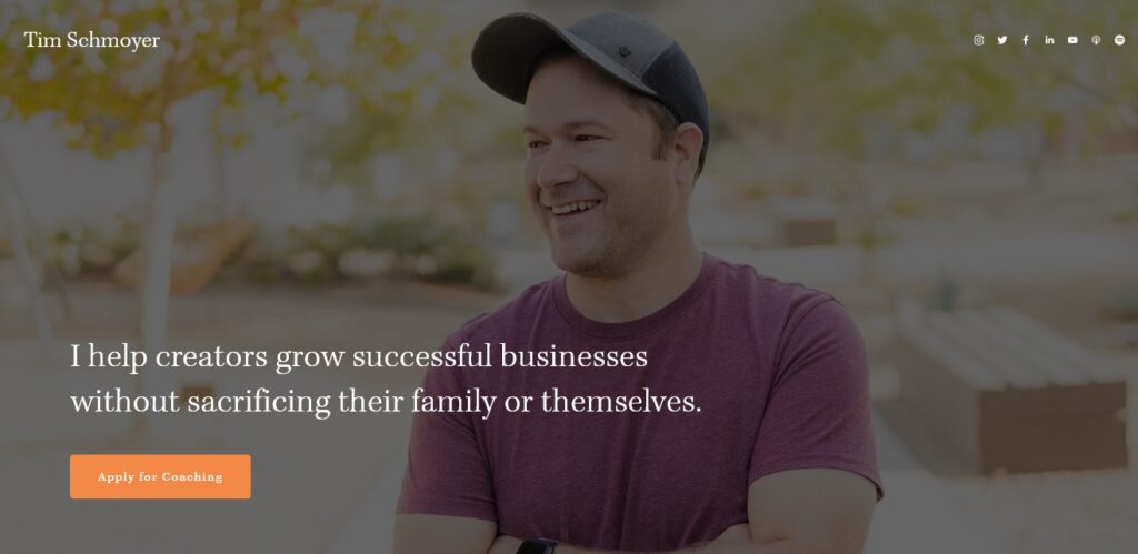Tim Schmoyer Page