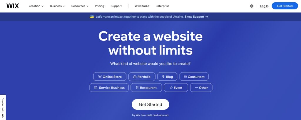 Wix user experience