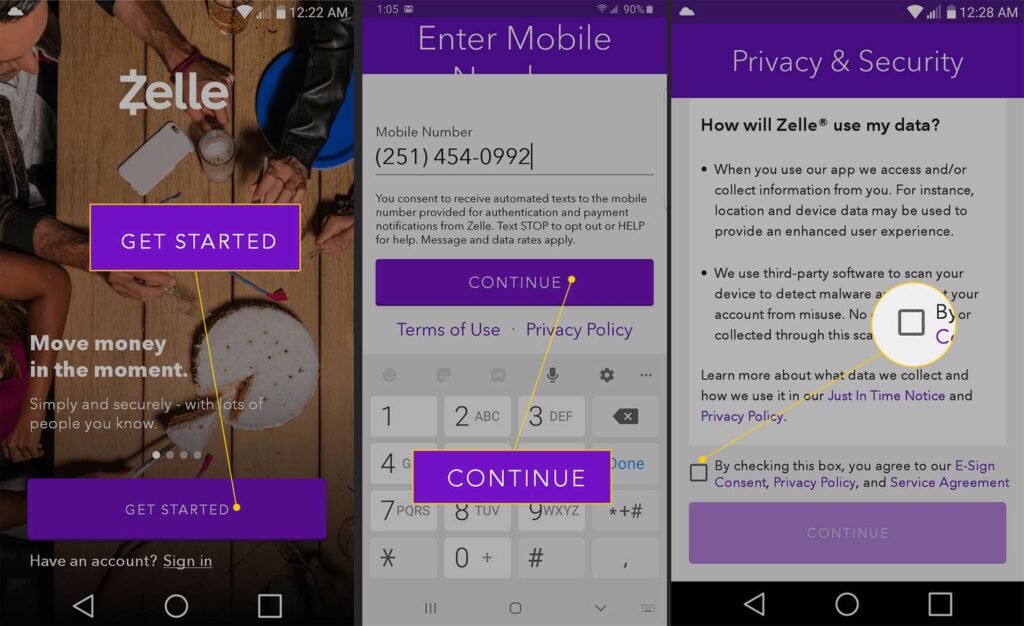Zelle payments