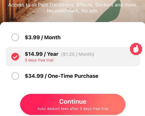inshot pricing